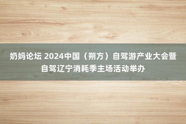 奶妈论坛 2024中国（朔方）自驾游产业大会暨自驾辽宁消耗季主场活动举办