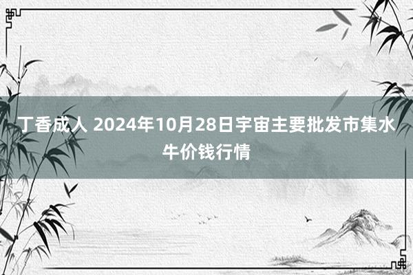 丁香成人 2024年10月28日宇宙主要批发市集水牛价钱行情