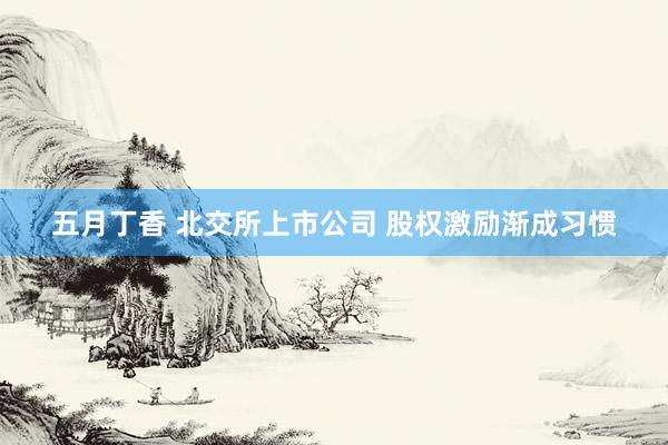 五月丁香 北交所上市公司 股权激励渐成习惯