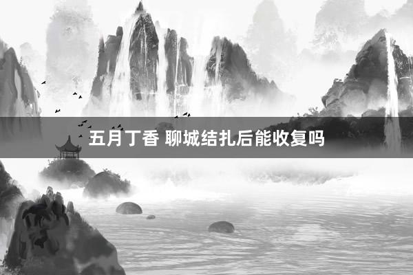 五月丁香 聊城结扎后能收复吗