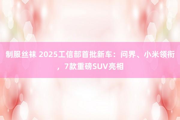 制服丝袜 2025工信部首批新车：问界、小米领衔，7款重磅SUV亮相